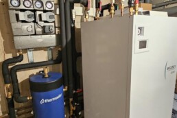 Module hydraulique Mitsubishi Ecodan Duo et kit bi-zone en cave à Sainte-Foy-lès-Lyon, Fontherm